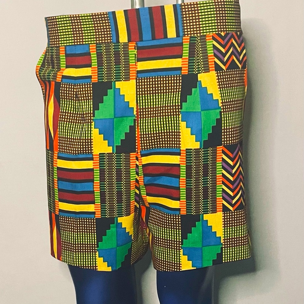 African Print Shorts